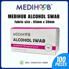 4 X 100 Pcs Medihub Alcohol Swabs Saturated With 70  Isopropyl Alcohol Pads Aid