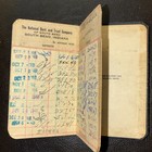 Rare 1940s Vintage Banking Antique The National Bank And Trust Co Savings Book