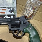 Toy Revolver  Eva Soft Bullets Cap Gun Revolver Guns Dark Green -- Python 357