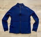 Adidas Frostguard Insulated Jacket Mens Blue Hybrid Golf Puffer Coat Size M
