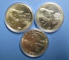 1983 Olympics Commemorative Uncirculated Silver Dollar Set With Box   Coa s