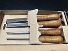 Czech Steel Premium 4 Pc  6 1 4 12 1 2 20 3 4 26 1 Mm Chisels W hornb Open Box