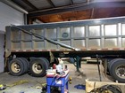 5 Spring Aluminum Electric Dump Truck Tarp Kit W  Tarp  28  Coverage Max 