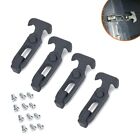 Rubber Flexible Draw Latches With Brackets T-handle Hasp Draw For 2 Pcs