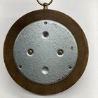 Vintage Atco Aneroid Barometer German Wood   Brass Wall Hanging Nautical Weather
