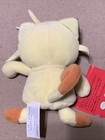 1998 Pokemon Meowth  52 Beanbag Plush Toy 5 5  Hasbro Game Freak Read