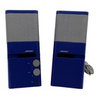 Bose Media Mate Computer Speakers Atlas Blue 262885 Untested For Parts Or Repair