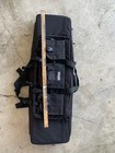 Savior Equipment Black Polyester Double Rifle Soft Case Padded Backpack Straps