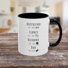 Personalized First Time Dad Gift New Father Baby Announcement Mug