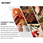 3 5  Stainless Steel Sharp Paring Knife Ergonomic Handle For Cutting And Peeling