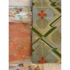 Pair Of Vintage Japanese Woven Silk Obi Kimono Belts