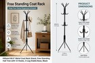 68 5    Metal Coat Rack Stand Hall Tree 12 Hooks Freestanding Entryway Hat Rack