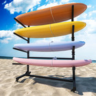 Metal Kayak Storage Rack  Heavy Duty Adjustable With 4 Shelves Weatherproof Stan