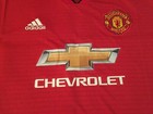 Nwt Adidas Manchester United Red 18 19 Home Soccer Jersey Cg0040 Mens Size Xl