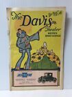 Vintage 1920 s The Davis Theatre Program Pittsburgh Pa Vaudeville  collectible 