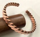 100  Copper Bracelet  Handmade Braided Medicine Bracelet Arthiritis Pain Therapy