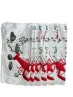 Vintage 1950 s Wilendur Lobster   Clam Cotton Napkins Set Of 6 16    Square