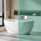 Alise Shower Door Handle Polished Chrome Sliding Glass Door Knob Sus304