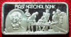 1st National Bank Bar-american Greatest Events Set 1 Oz 999 Silver-hamilton Mint