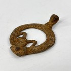 Gan Brass Lizard Pendant Burkina Faso