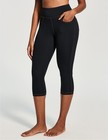 Iuga Capri Leggings For Women With Pockets Stretchy Jeans Workout Gym Yoga