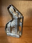 Vintage Industrial 10    Large Easter Bunny Chocolate Candy Mold Hinged 