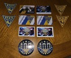  Nj State Police Supporter Lot - Uv Transfer Decals - Big Collection Lot 