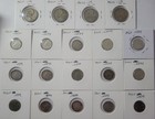 Vintage Canadian Silver Coin Lot   19  Coins Total    800 Fineness  1930-1965 