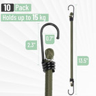 - Bungee Cords With Hooks  12 Inch  10 Pack  Bungee Cords Heavy Duty Outdoor  Ca