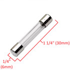 5 Pack 1 5a Amp Fuse Mersen Fast Blow Fast Acting Glass Inline 1 1 4-1 4 New Agc