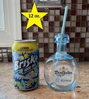 Pack Of  4  Don Julio Blanco Tequila Plastic Replica Bottle Cup   Straws 12 Oz 