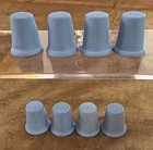 Vintage Wedgwood Blue White Jasperware Eight Thimbles Renaissance