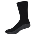 6 Pack Genuine Dickies Men s Dritech Crew Socks Moisture Control Black Size 6-12