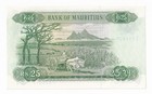 Mauritius-25 Rupees-nd  1967 -qeii-pick 32b-nice Serial Number 176677   Unc  