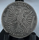 1939 Albania 5 Five Lek  Km  33   Vittorio Emanuele Iii