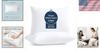 Stylish 12x20 Decorative Pillow Inserts In White - 2 Soft Cushions For Home