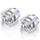 Stainless Steel Magnetic Earrings Non-piercing Stud Earrings Men Women 6 8mm Us