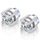 Steel Magnetic Stud Earrings 6  8mm For Women Men Non-piercing Clip On Stainless