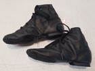 Sansha Jazz Boots Shoes Size 8m Black Split Sole Leather New  jb1 Soho 3899