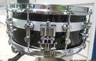 Sonor Jost Nickel 14    Piano Black With Silver Sparkle Stripe Snare Drum