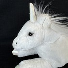 Fao Schwarz Floppy White Unicorn 14  Plush Stuffed Animal Toy 2020