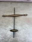 Antique 1800 s Wood Brass Archimedes Pump Hand Drill Jewelers Gunsmith Old Tool