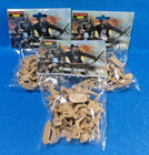 3 Sets Airfix   Marx Wwii German Toy Soldiers  54mm  72 Total In 12 Tan