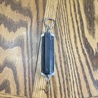 Chatillon Vintage Spring Hanging Scale W  Hook  Oz Markings  Silver black 6in