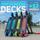 Scooter Envy One S3 Complete Stunt Trick Blue Lightweight Portable Scooters