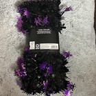Halloween Tinsel Garland Purple Ghost And Purple Metallic Holiday Tinsel