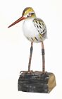 Sandpiper 8  Ocean Bird Wood Sculpture Cottage Tropical Island Shorebird Art