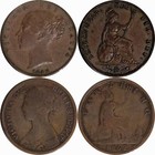 Whitman Great Britain Type Set Victoria 1837-1901 9520 Album 21 Coins Inc Silver