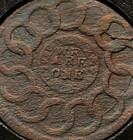 1787 Fugio Cent   Newman 10-g  1 Over Horizontal 1  Ben Franklin Designed  Vf 