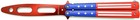 9 1 4  New Wartech American Flag Butterfly Practice Training Pocket Knife Knives